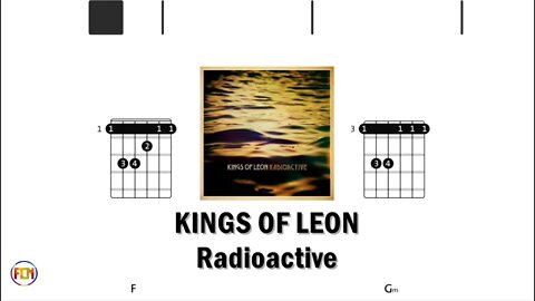 KINGS OF LEON Radioactive - (Chords & Lyrics like a Karaoke) HD