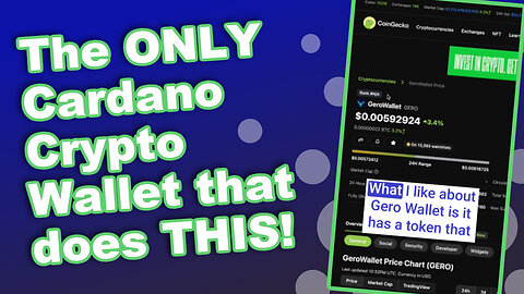 It's The ONLY Cardano Crypto Wallet that Can ...