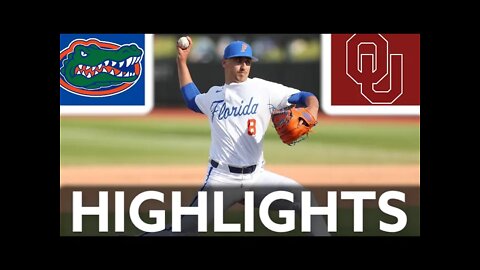 Oklahoma vs #13 Florida Highlights | Regionals | 2022 College Baseball Highlights