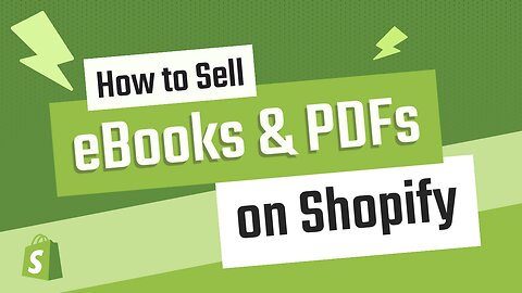 Sell eBooks & PDFs on Shopify in JUST 100 Seconds