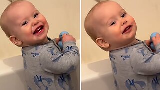 10-Month-Old Baby Clearly Says “What’s Up?”