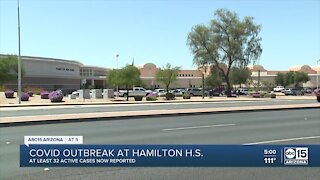 COVID outbreak at Hamilton High School