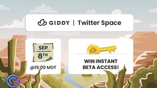 Giddy AMA | Upcoming app updates! | LIVE | Twitter Space