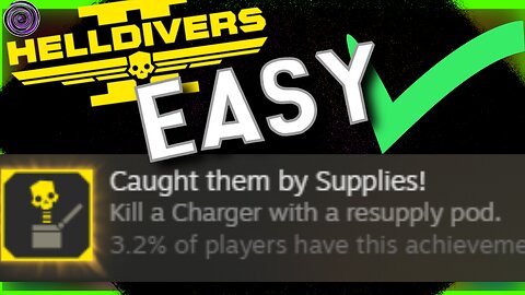Easy way to kill a charger with a resupply pod (Achievement) in Helldivers 2