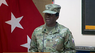 U.S. Army Garrison-Fort Cavazos Change of Command Ceremony 2023: Col. Lakicia Stokes speaks