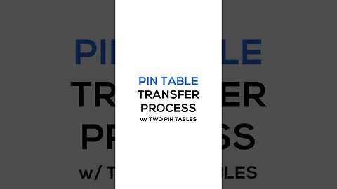 #LEAN Manufacturing Products - Pin Table Transfer w/ Two Tables