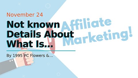 Not known Details About What Is affiliate marketing? Examples & how to get started