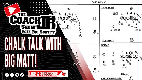 CHALK TALK WITH BIG MATT! | SCHEME & STRATEGY FROM A COACHING PERSPECTIVE | THE COACH JB SHOW