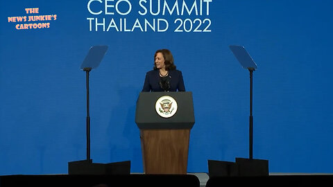 VP Kamala "shatters glass" in her opening in Thailand by saying: "I know that it's been a productive day."