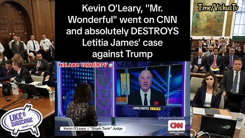 Kevin O' Leary Destroys Letitia James Case Against Trump... #VishusTv 📺