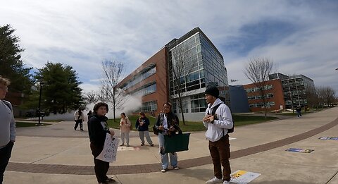 Rowan Univ: Humble Student Lost In Sin Seeks Prayer, Skeptic Asks For Proof of the Bible, Angry Islamic Woman, Two Brand New Christian Students Encourage Me