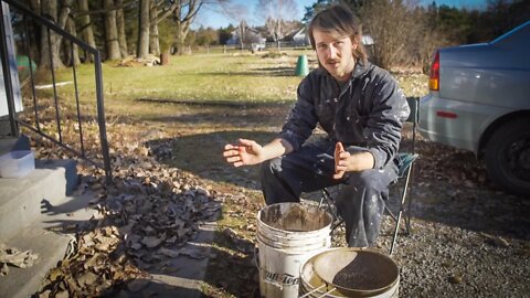 How I Extracted Clay from Soil to use in natural plaster and pottery. |The Homestead E46 S1