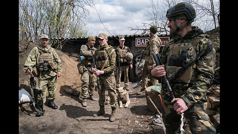 Ukrainian unit en route to Bakhmut make last stop before the front |