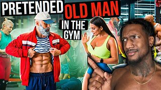 CRAZY OLD MAN shocks GIRLS in the gym AGAIN Prank | Aesthetics in Public