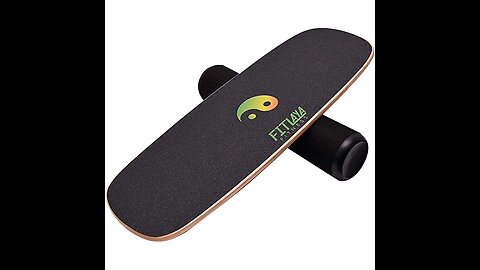 Fitlaya Fitness Balance Board Trainer Wooden Training Equipment for Fitness Workout, Hockey‎, S...