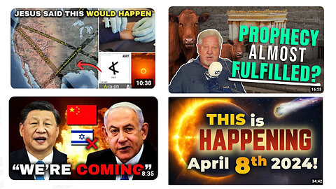2024 Solar Eclipse & Red Heifers In Israel | Explaining the 2024 Solar Eclipse, Red Heifers In Israel, BRICS, De-Dollarization, Central Bank Digital Currencies, Skynet, the Surveillance Under the Skin Agenda & More (Get Out Your Bibles!)