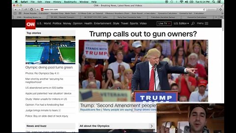 'CNN foreshadows Trump assassiantion, August 9, 2016 + Death of JFK, RFK, MLK & more' - 2015