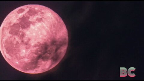 April’s full pink moon will rise this week