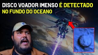 Disco voador imenso é detectado no fundo do oceano - UFO e OVNI