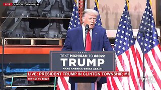 President Trump Speaks in Clinton Township, MI