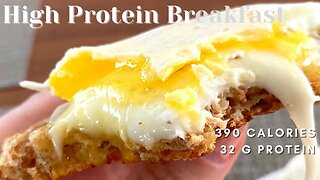 Toast Recipe Ideas - Cheese and Egg Toasted Sandwich #shorts 390 CALORIES and 32 g PROTEIN