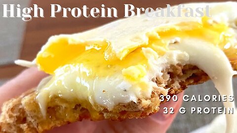 Toast Recipe Ideas - Cheese and Egg Toasted Sandwich #shorts 390 CALORIES and 32 g PROTEIN
