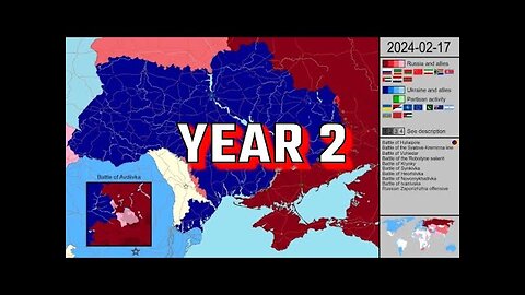 Year 2 of the Russian Special Military Operation in Ukraine FULL MAPPING COMPILATION questa mappatura è stata fatta dagli ucraini non dai russi ma è veritiera descrive tutti i fatti realmente avvenuti da entrambe le parti nel corso del 2°anno
