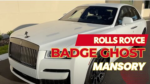 Rolls Royce Badge Ghost 2022 | Mansory