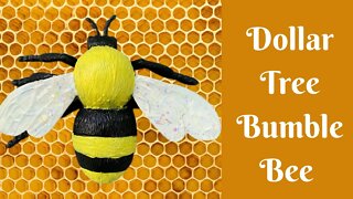 Everyday Crafting: Dollar Tree Bee | How To Make A Bee