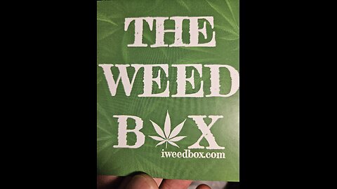 The weed Box July 2024 unboxing