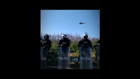 Exclusive Footage: Polish Border Crisis