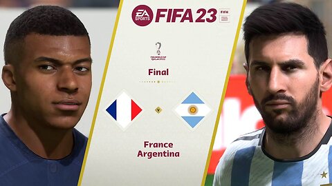 Argentina vs France | FINAL | FIFA World Cup | Qatar 2022 | FIFA 23 | Gameplay