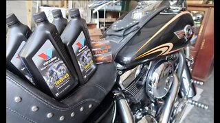 How to change motorcycle oil - Kawasaki Vulcan