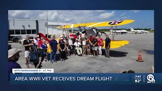 98-year-old World War II veteran honored with 'Dream Flight'