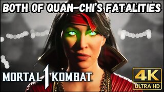 Both of Quan-Chi's Fatalities | Mortal Kombat 1 4K Clips (Quan Chi Fatalities)