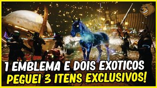 DESTINY 2 │ PEGUEI EMBLEMA E DOIS EXÓTICOS EXCLUSIVOS!