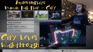 AndersonPlays Human Fall Flat - City Level Walkthrough