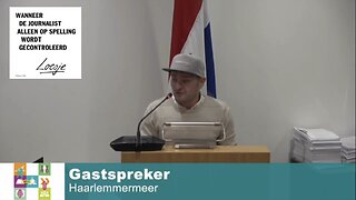 “Een behoorlijk politiek verhaal” Onafhankelijke journalistiek - Jasper CSTV spreekt in gemeenteraad