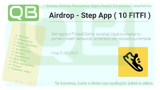Airdrop - Step App ( 10 FITFI ) - Final 01/01/2023