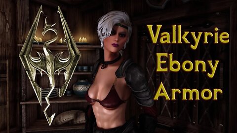 Skyrim - Valkyrie Ebony Armor - PC/Xbox CBBE/3BA Bodyslide