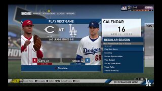 MLB 19 Dodgers Franchise Gameplay 3