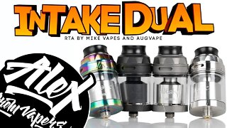 Коротко и по делу l Intake Dual RTA l by Mike Vapes and Augvape l Alex VapersMD review 🚭🔞