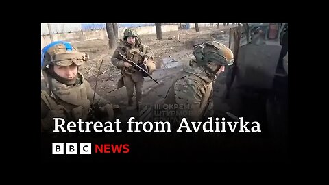 Ukraine frontline fighting: Retreat from Avdiivka