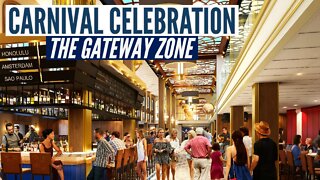 The Gateway Zone aboard Carnival Celebration | Carnival Cruise Line | New Cruise Ship Preview