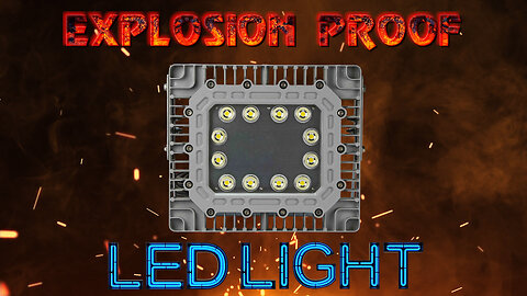 Explosion Proof High Bay LED Light Fixture - C1D1 - Paint Spray Booth Approved - 14,000 Lumens