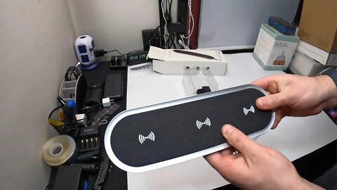Unboxing: Wireless Charger,5 in 1 Wireless Charging Station,Wireless Charging Pad