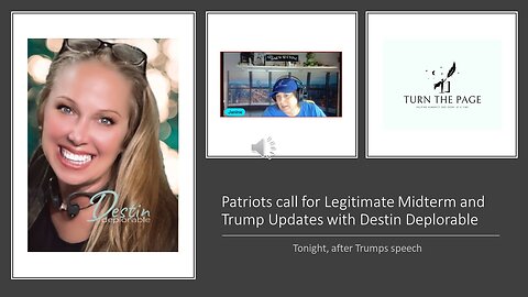 Patriots call for legitimate Midterm Join Janine & Destin