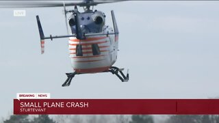 Small plane crashes while taking off from Sylvania Airport in Racine Co.