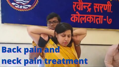 Back pain and neck pain treatment II Chiropractic treatment II