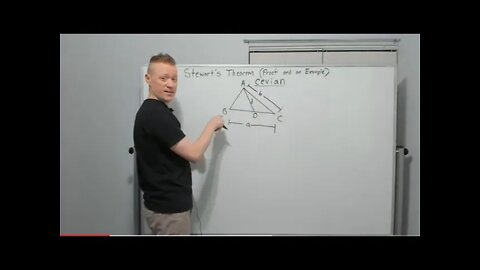 Stewart's Theorem: Proof and an Example